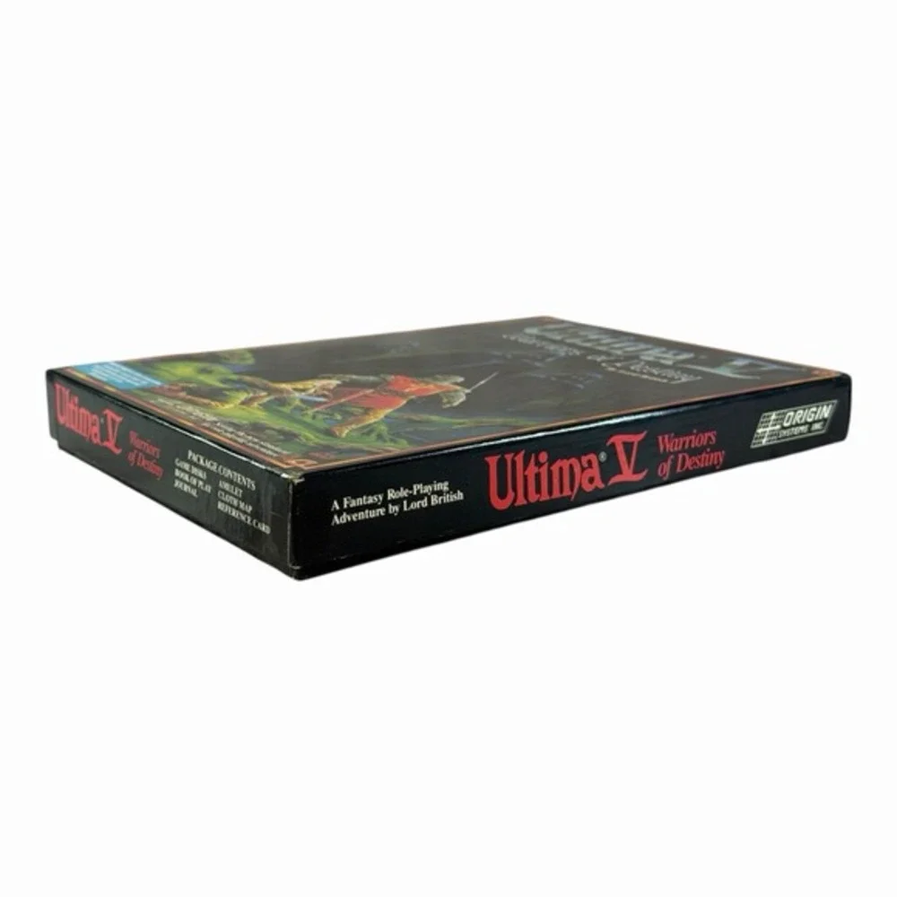 1988‎ Vintage Origin ULTIMA V Warriors of Destiny IBM PC Complete w/ MAP Amulet